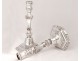 Regency silver candlesticks Pair Farmers General Latour Toulouse 1180gr 18th