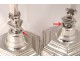 Regency silver candlesticks Pair Farmers General Latour Toulouse 1180gr 18th