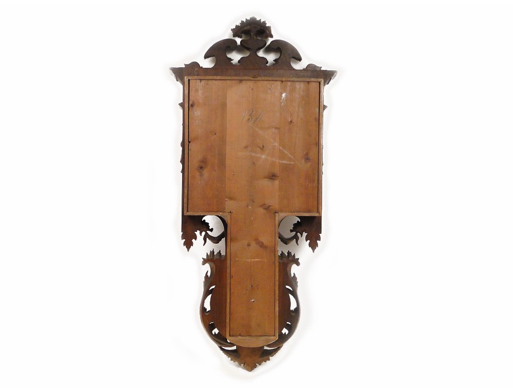 Pendulum Clock Henry II walnut barometer thermometer, 19th