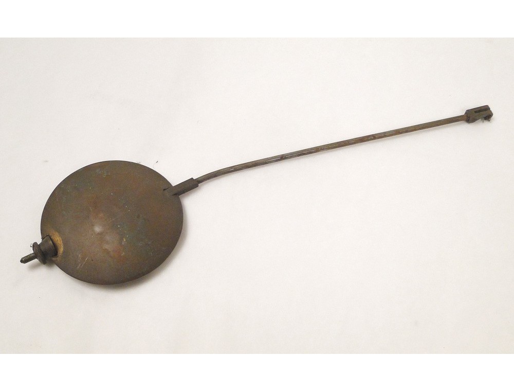 Pendulum Clock Henry II walnut barometer thermometer, 19th