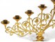 Candelabra chandelier church altar 7 gilded bronze garland lights nineteenth flowers