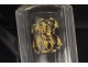 crystal liquor decanters pair carved gilt monogram nineteenth century Baccarat