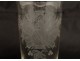 commemorative glass war attributes guns sword July 14, 1897 France XIXth