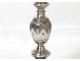 Chalice solid silver Minerva goldsmith Renaud wheat ears chalice vine nineteenth