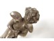 Seal stamp sculpture silver bronze cherub cherubic putti seal nineteenth