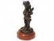 bronze sculpture Clodion young satyr wildlife cart nineteenth century marble