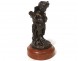 bronze sculpture Clodion young satyr wildlife cart nineteenth century marble