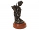 bronze sculpture Clodion young satyr wildlife cart nineteenth century marble