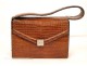 Hermes bag in genuine crocodile leather, Vintage, 20th