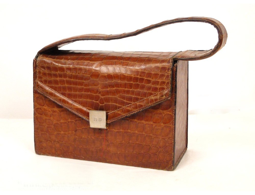 sac hermes vintage croco