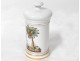 pharmacy apothecary jar Paris porcelain cera flava palm gilding nineteenth