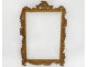 Photo frame holder brass gilded rococo stylized foliage late nineteenth century