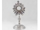 Monstrance monstrance silver bronze cross vine grapes eighteenth century