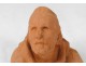 clay sculpture bust man Gaston Schweitzer nineteenth