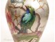 Porcelain vase by Vivien Narcissus, Japan decor, 19th