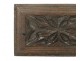 decorative wooden panel carved stylized floral motifs seventeenth Haute Epoque