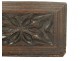 decorative wooden panel carved stylized floral motifs seventeenth Haute Epoque