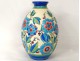 Ceramic Vase Boch Frères Keramis Belgium Catteau flowers Art Deco XXth