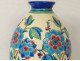Ceramic Vase Boch Frères Keramis Belgium Catteau flowers Art Deco XXth