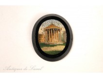 Micro mosaic medallion, Roman Forum, Italy Grand Tower, 19th