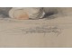 pencil drawing chalk child religious bucolic landscape nineteenth century