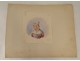 Watercolor portrait young man cross traditional nineteenth century clothing
