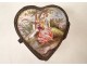 Romantic scene small enamel box plant scrolls characters XVIII