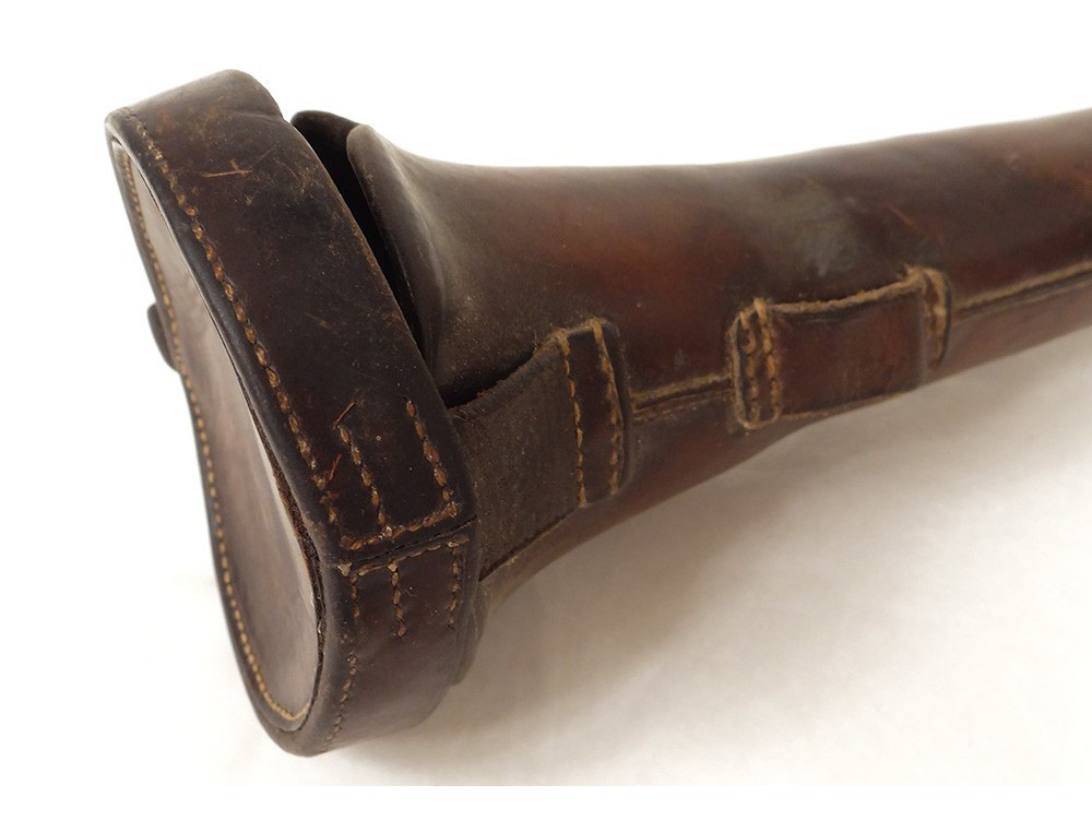 Corne De Chasse Ancienne En Cuivre – Trompe De Battue – Instrument D'appel Vintage