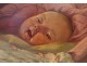 HSP baby bassinet child portrait Victor Dupont twentieth century