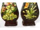 slip vases pair Montigny sur Loing Impressionism nineteenth flowers