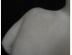 Carrara marble sculpture woman bathing nymph half naked nineteenth century