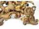 Pair of andirons bronze gilded putti putti dragons rock nineteenth century