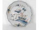 La Rochelle earthenware dish decorated birds XVIIIth