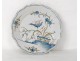 La Rochelle earthenware dish decorated birds XVIIIth