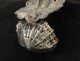 silvered bronze Stoup angel decoration and shell XIXth