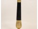 Pair of bronze candlesticks first Empire nineteenth