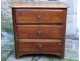 Small rustic cherry wood dresser, 18th