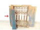 Moroccan wrought iron grille painted wood window Maghreb Morocco Atlas Deco XXth
