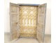 Moroccan wrought iron grille painted wood window Maghreb Morocco Atlas Deco XXth