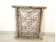 Moroccan wrought iron grille painted wood window Maghreb Morocco Atlas Deco XXth