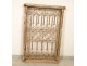 Moroccan wrought iron grille painted wood window Maghreb Morocco Atlas Deco XXth