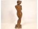 Art Nouveau sculpture statue, bathing or odalisque, 19th