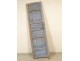 Moroccan wrought iron grille painted wood window Maghreb Morocco Atlas Deco XXth