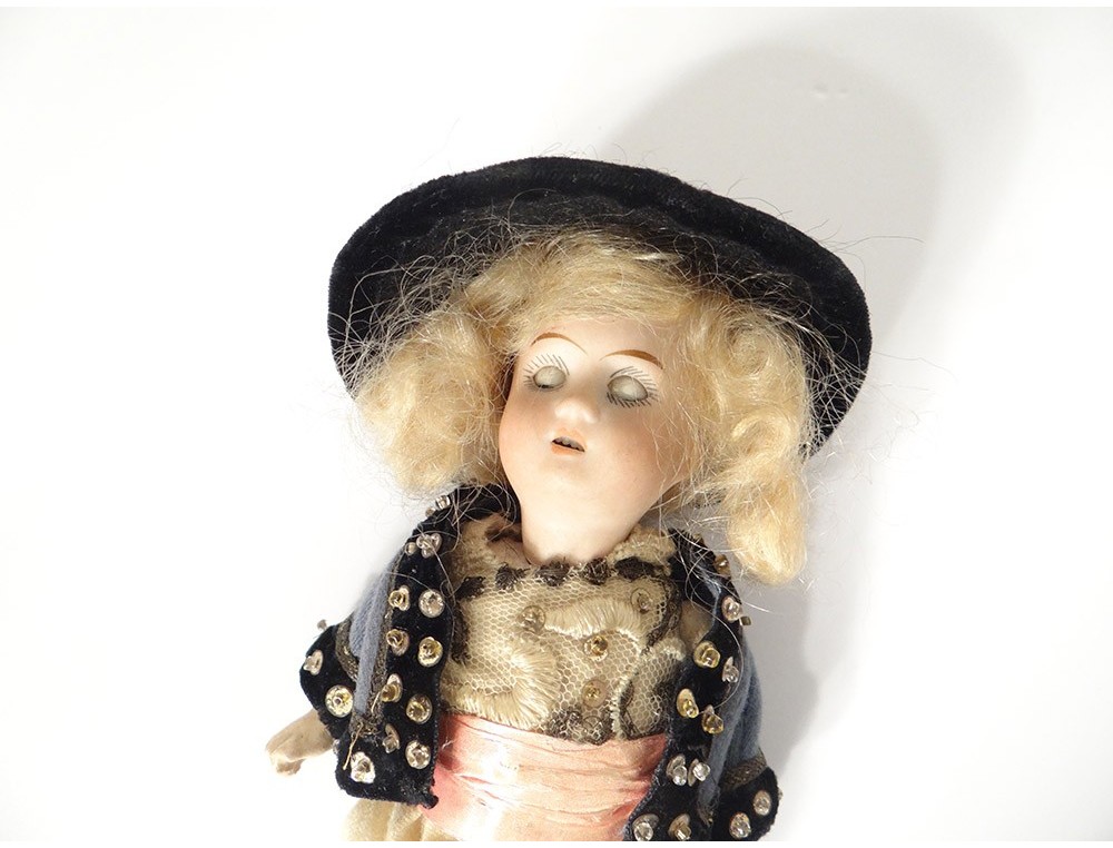 Poupée Ancienne Kestner Porcelaine – 13cm, Belle Époque, Allemagne, à Restaurer