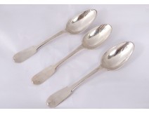 3 tablespoons solid silver Farmers General XVIII Vannes Dash 205gr