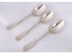 3 tablespoons solid silver Farmers General XVIII Vannes Dash 205gr