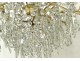 Large chandelier 24 lights crystal chandelier brass ormolu stars XIXè