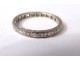 White gold wedding ring 18K gold eagle head small diamonds ring XXth