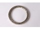 White gold wedding ring 18K gold eagle head small diamonds ring XXth