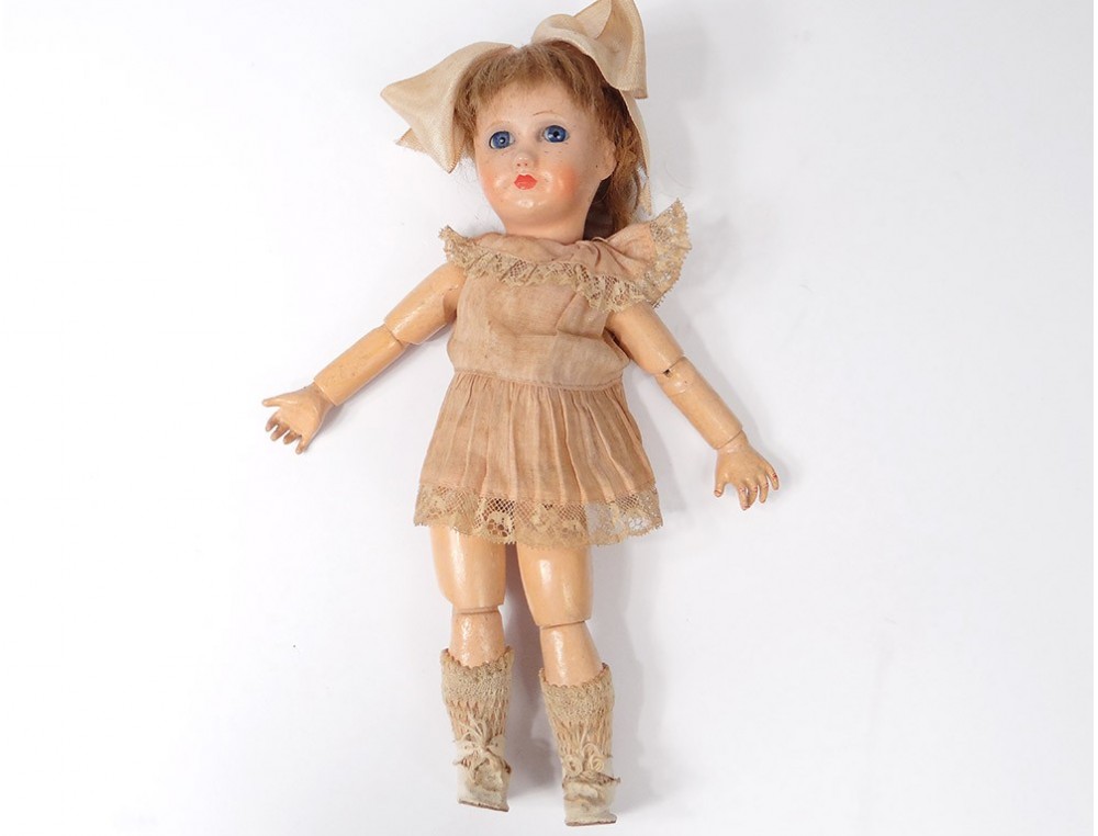 Ancienne Petite Poupée Mignonnette - Miniature 8cm - Collection